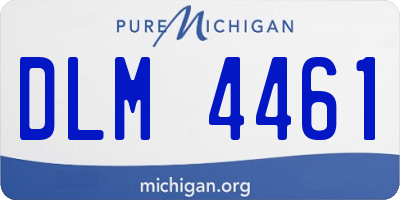 MI license plate DLM4461