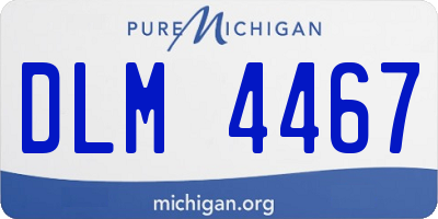 MI license plate DLM4467