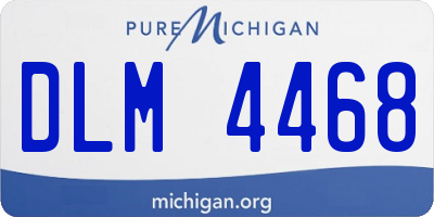 MI license plate DLM4468