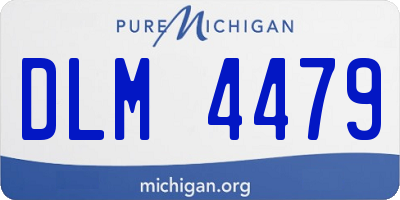 MI license plate DLM4479