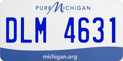MI license plate DLM4631