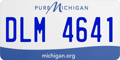 MI license plate DLM4641