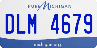 MI license plate DLM4679