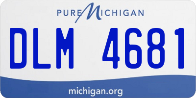 MI license plate DLM4681