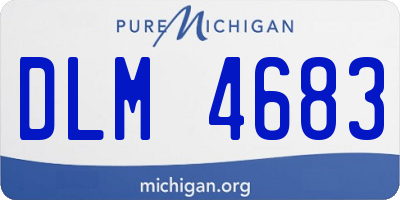 MI license plate DLM4683