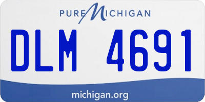MI license plate DLM4691