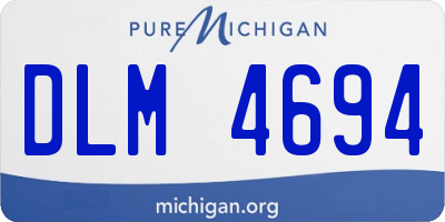 MI license plate DLM4694