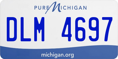 MI license plate DLM4697