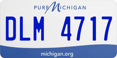 MI license plate DLM4717