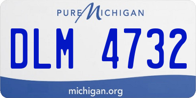 MI license plate DLM4732