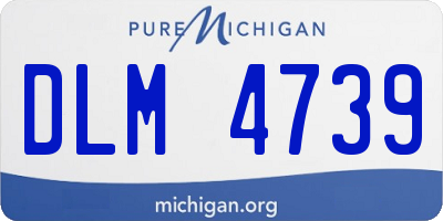 MI license plate DLM4739