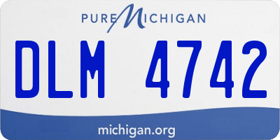 MI license plate DLM4742