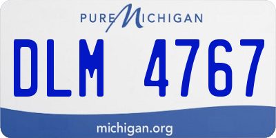 MI license plate DLM4767