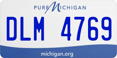MI license plate DLM4769
