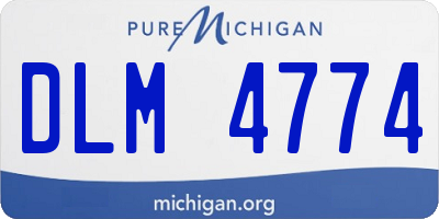 MI license plate DLM4774