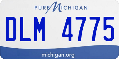 MI license plate DLM4775