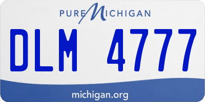 MI license plate DLM4777