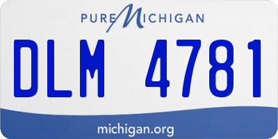 MI license plate DLM4781