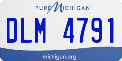 MI license plate DLM4791