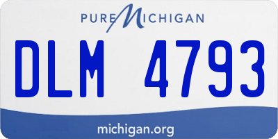 MI license plate DLM4793