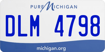 MI license plate DLM4798