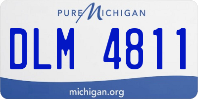 MI license plate DLM4811