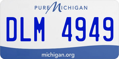 MI license plate DLM4949