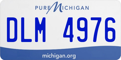 MI license plate DLM4976