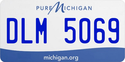 MI license plate DLM5069