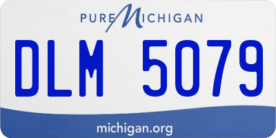 MI license plate DLM5079