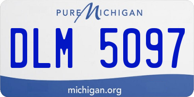 MI license plate DLM5097