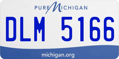 MI license plate DLM5166
