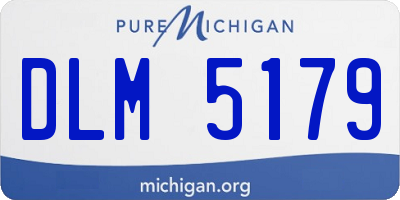 MI license plate DLM5179
