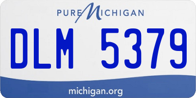 MI license plate DLM5379