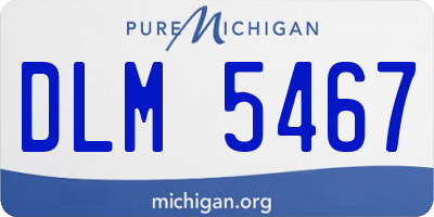 MI license plate DLM5467