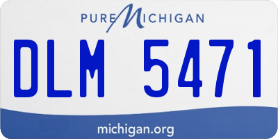 MI license plate DLM5471