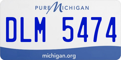 MI license plate DLM5474