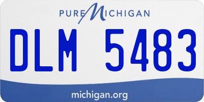 MI license plate DLM5483