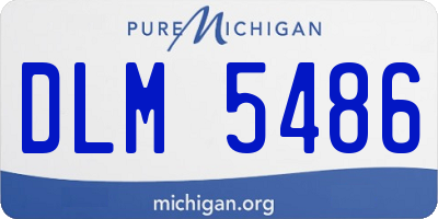 MI license plate DLM5486