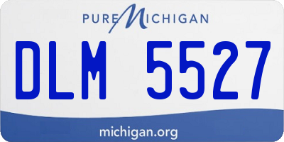 MI license plate DLM5527