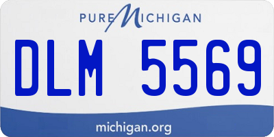 MI license plate DLM5569