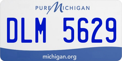 MI license plate DLM5629