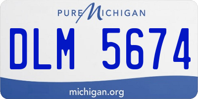 MI license plate DLM5674