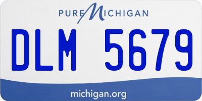 MI license plate DLM5679