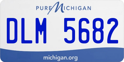 MI license plate DLM5682