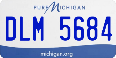 MI license plate DLM5684
