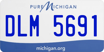 MI license plate DLM5691