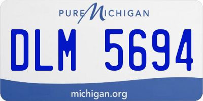 MI license plate DLM5694