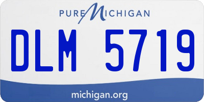 MI license plate DLM5719