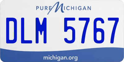 MI license plate DLM5767